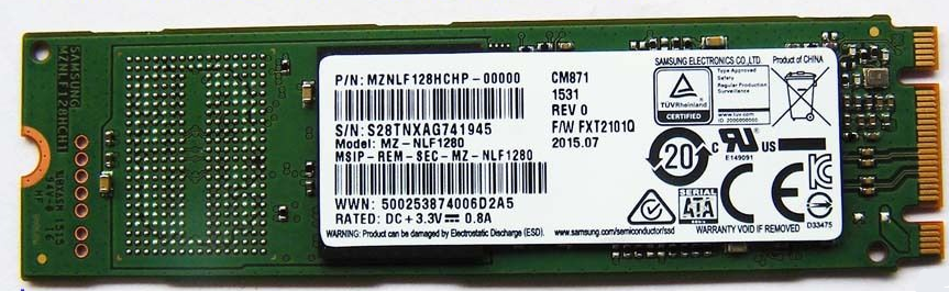 SAMSUNG SSD CM871 M.2 2280 128GB